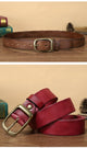 3.3CM Fashion Men High Quality Genuine Leather Belt Luxury Designer Belts Men New Copper Buckle Strap Male Jeans For Man Cowboy