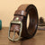 3.3CM Fashion Men High Quality Genuine Leather Belt Luxury Designer Belts Men New Copper Buckle Strap Male Jeans For Man Cowboy