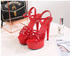 Shoes Women Stiletto sandals Striptease Walking Show Sandals Model high-heeled Shoes Sandals Platform Wedding Shoes Female New