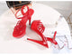 Shoes Women Stiletto sandals Striptease Walking Show Sandals Model high-heeled Shoes Sandals Platform Wedding Shoes Female New