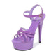 Shoes Women Stiletto sandals Striptease Walking Show Sandals Model high-heeled Shoes Sandals Platform Wedding Shoes Female New
