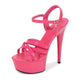 Shoes Women Stiletto sandals Striptease Walking Show Sandals Model high-heeled Shoes Sandals Platform Wedding Shoes Female New