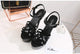 Shoes Women Stiletto sandals Striptease Walking Show Sandals Model high-heeled Shoes Sandals Platform Wedding Shoes Female New