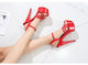 Shoes Women Stiletto sandals Striptease Walking Show Sandals Model high-heeled Shoes Sandals Platform Wedding Shoes Female New