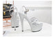 Shoes Women Stiletto sandals Striptease Walking Show Sandals Model high-heeled Shoes Sandals Platform Wedding Shoes Female New