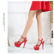 Shoes Women Stiletto sandals Striptease Walking Show Sandals Model high-heeled Shoes Sandals Platform Wedding Shoes Female New