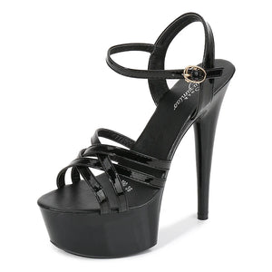 Shoes Women Stiletto sandals Striptease Walking Show Sandals Model high-heeled Shoes Sandals Platform Wedding Shoes Female New