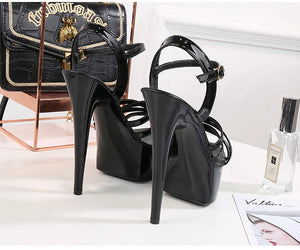 Shoes Women Stiletto sandals Striptease Walking Show Sandals Model high-heeled Shoes Sandals Platform Wedding Shoes Female New