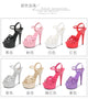 Shoes Women Stiletto sandals Striptease Walking Show Sandals Model high-heeled Shoes Sandals Platform Wedding Shoes Female New