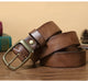 3.3CM Fashion Men High Quality Genuine Leather Belt Luxury Designer Belts Men New Copper Buckle Strap Male Jeans For Man Cowboy
