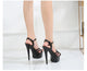 Shoes Women Stiletto sandals Striptease Walking Show Sandals Model high-heeled Shoes Sandals Platform Wedding Shoes Female New