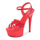Shoes Women Stiletto sandals Striptease Walking Show Sandals Model high-heeled Shoes Sandals Platform Wedding Shoes Female New