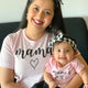 Mommy and Me Shirts Mama Mama's Girl Matching T-Shirts Mommy and Me Outfits Mother Daughter Shirts Gift for New Baby