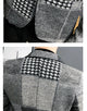 Mens Woolen Jacket 2023 Autumn Winter Fleece Warm Plaid Woolen Coat Streetwear Casual Slim Fit Jacket Coat Fashion Men Clothing