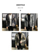 Mens Woolen Jacket 2023 Autumn Winter Fleece Warm Plaid Woolen Coat Streetwear Casual Slim Fit Jacket Coat Fashion Men Clothing