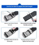 Fashion design belt for men, alloy buckle high quality PU leather automatic belt, adjustable ratchet business casual men's belt