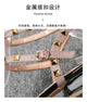 Summer high-heeled women's sandals Fashion brand design pointed rivet red casual shoes Large size 41-43