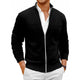Animal Game Men's Knit Zipper SweaterCoats Slim Fit Sweaters Stand Collar Fall Winter Cardigan Sweater Jumper Warm Streetwear