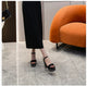 Women Sequin High-heeled Shoes Rhinestone Pumps Ladies Bling Party Shoes High-grade Wedding Banquet Dance Shoes Crystal