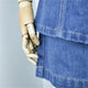 Summer Women's Denim Shorts Suit Sleeveless O-neck Single Breasted Split Top Vest High Waist Wide Leg Shorts 2024 Lady Sets