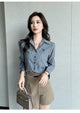 Fashion design Women Blouses for a Chic Look New elegant office ladies striped shirts tops