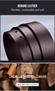New Trend Men's High Quality Buckled Jeans Leather Casual Belt Business Cowboy Belt Men's Fashion Designer