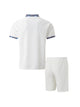 Summer Men Sports Polo Suit Short Sleeve Stylish Zipper Polo Shirt And Shorts Set Men Casual Streetwear 2-pie Leisure Sports Set