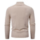 Animal Game Men's Zipper Cardigan Sweater Slim Fit Sweaters Stand Knitwear Jumper Warm Cold Blouse Zip Long Sweatcoats