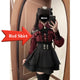 3-Color Sweet Gothic Lolita Coord Set, Off Shoulder Lace Blouse & High Waist Skirt, Kawaii Japanese Style Two Piece Outfit S-XL