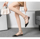Summer high-heeled women's sandals Fashion brand design pointed rivet red casual shoes Large size 41-43