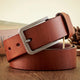 3.8CM Real Genuine Leather For Men High Quality Cowskin Casual Jeans Belts Business Cowboy Waistband Male Fashion Designer Belt