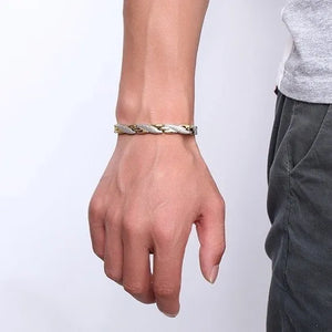 Charm bracelet Health Energy Bangle Arthritis Twisted Magnetic Exquisite Bracelet Male Gift Power Therapy Magnets Men Bracelet