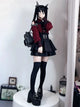 3-Color Sweet Gothic Lolita Coord Set, Off Shoulder Lace Blouse & High Waist Skirt, Kawaii Japanese Style Two Piece Outfit S-XL