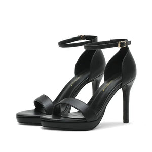 High-heeled Shoes Women Summer Footwear Stiletto Platform Buckle Sandals Elegant Party Dress Women Shoe Small Size 32 Designer