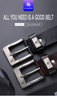 New Trend Men's High Quality Buckled Jeans Leather Casual Belt Business Cowboy Belt Men's Fashion Designer