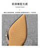 Summer high-heeled women's sandals Fashion brand design pointed rivet red casual shoes Large size 41-43