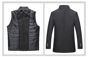 2025 winter new style high quality wool trench coat men,men's wool jackets,men fashion warm wool coat,plus-size M-XXXL
