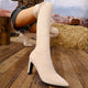 Sexy Pointed Toe Slim Over The Knee Boots Women Autumn Winter Super High Heels Long Boots Woman Fashion Thigh High Botas Mujer