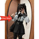 3-Color Sweet Gothic Lolita Coord Set, Off Shoulder Lace Blouse & High Waist Skirt, Kawaii Japanese Style Two Piece Outfit S-XL