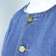Summer Women's Denim Shorts Suit Sleeveless O-neck Single Breasted Split Top Vest High Waist Wide Leg Shorts 2024 Lady Sets