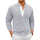 Animal Game Men's Knit Zipper SweaterCoats Slim Fit Sweaters Stand Collar Fall Winter Cardigan Sweater Jumper Warm Streetwear