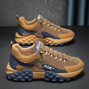 Men's Comfortable Running Shoes Dad Sneakers Thick Sole Breathable Low Cut Spring Autumn Season Sporty Casual Shoes