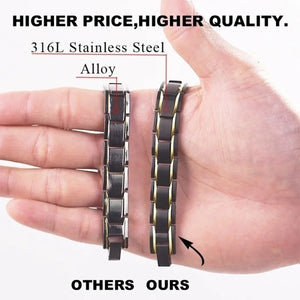 Charm bracelet Health Energy Bangle Arthritis Twisted Magnetic Exquisite Bracelet Male Gift Power Therapy Magnets Men Bracelet