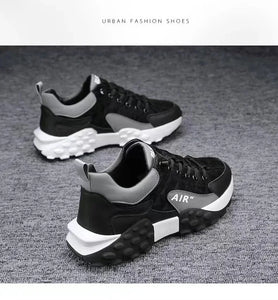 Men's Comfortable Running Shoes Dad Sneakers Thick Sole Breathable Low Cut Spring Autumn Season Sporty Casual Shoes