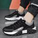 Men's Comfortable Running Shoes Dad Sneakers Thick Sole Breathable Low Cut Spring Autumn Season Sporty Casual Shoes