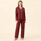 Family Christmas Pajamas Matching Sets Adult And Kids Xmas Red Plaid Button Shirts Tops+Pants Baby Romper Loungewear Pyjamas