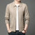 High Quality Korean Style Knit Cardigan Men Fashion Casual Turn Down Collar Knitted Sweatercoat Mens Solid Color Sweater Jackets