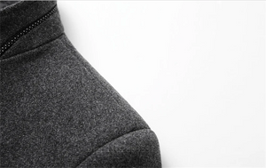 Autumn/Winter Woolen Coat British Style Solid Mid-Length Men Wool Woolen Jacket Men Coat Business Overcoat Male