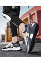 Men's Comfortable Running Shoes Dad Sneakers Thick Sole Breathable Low Cut Spring Autumn Season Sporty Casual Shoes