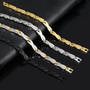 Charm bracelet Health Energy Bangle Arthritis Twisted Magnetic Exquisite Bracelet Male Gift Power Therapy Magnets Men Bracelet